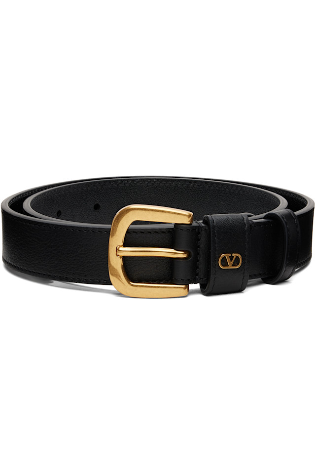 Valentino Garavani Черный фирменный пояс Vlogo
Valentino Garavani Черный фирменный пояс Vlogo