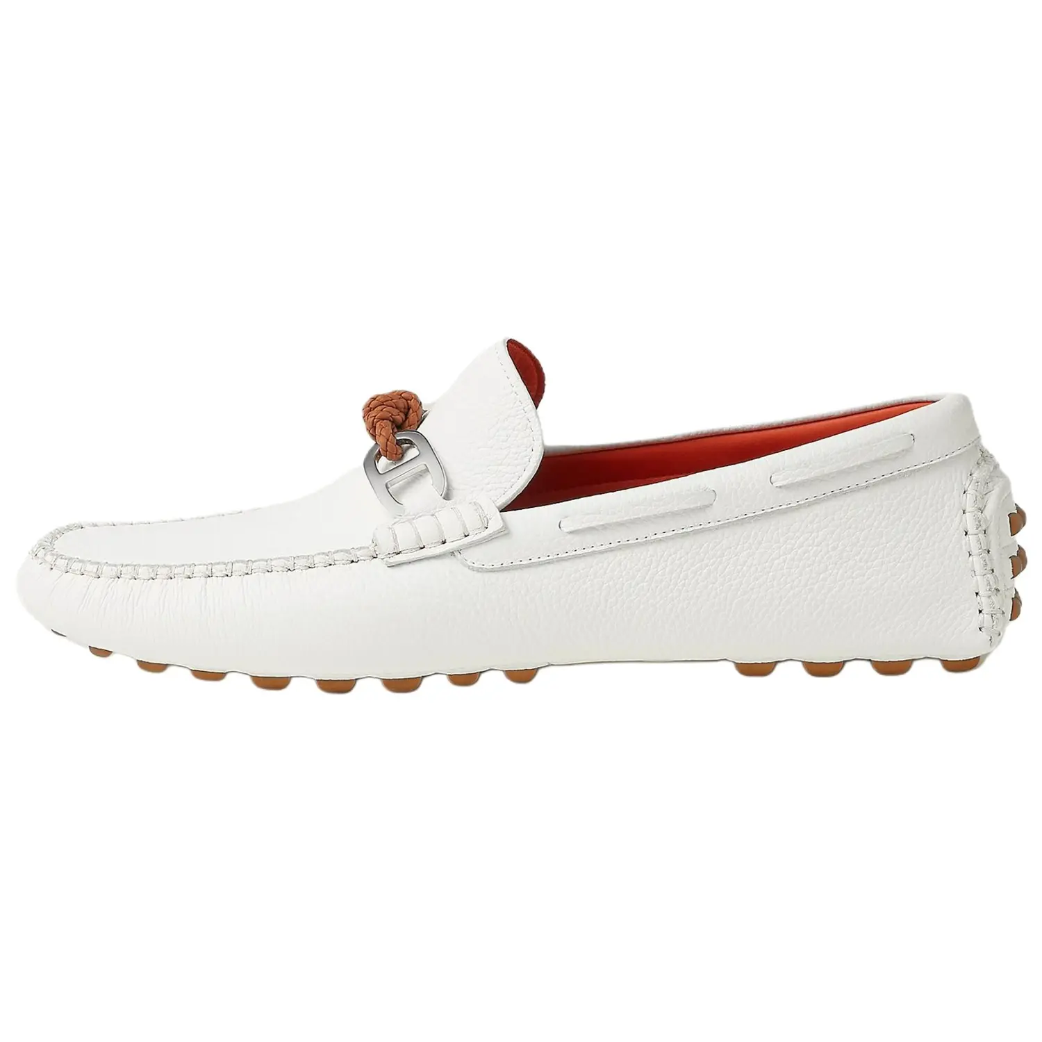 HERMES Туфли-лоферы Alessandro Gommino мужские белые
HERMES Туфли-лоферы Alessandro Gommino мужские белые