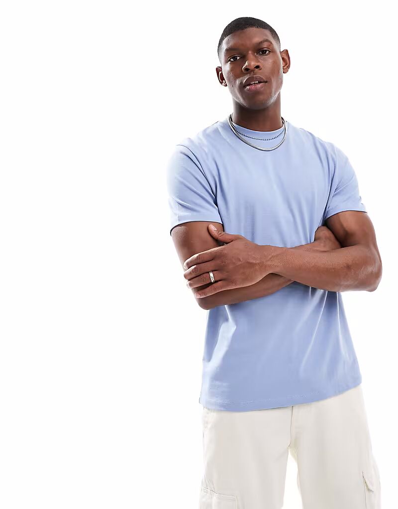 Футболка ASOS DESIGN плотная с круглым вырезом синего цвета - MBLUE
Футболка ASOS DESIGN плотная с круглым вырезом синего цвета - MBLUE