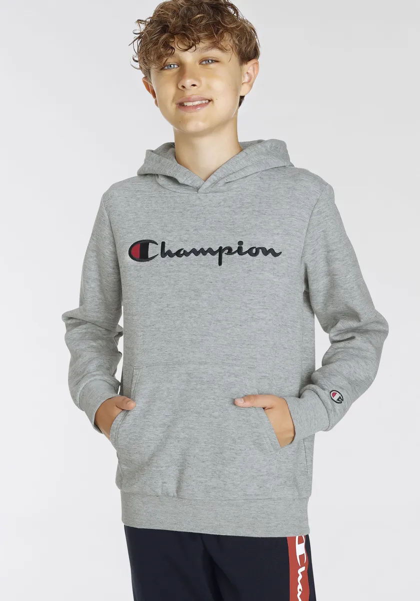 Толстовка Champion "Классическая толстовка с капюшоном с большим логотипом - для детей", серый
Толстовка Champion "Классическая толстовка с капюшоном с большим логотипом - для детей", серый