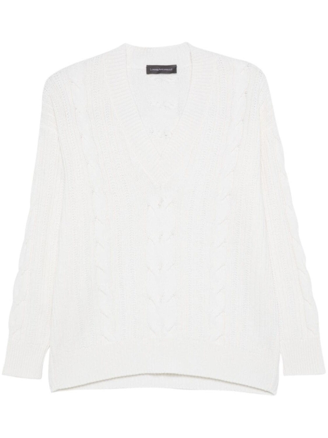 Свитер Lorena Antoniazzi с косичной вязкой, серый
Свитер Lorena Antoniazzi с косичной вязкой, серый