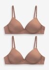 Бюстгальтер-треугольник 2 PACK Next, светло-коричневый
Бюстгальтер-треугольник 2 PACK Next, светло-коричневый