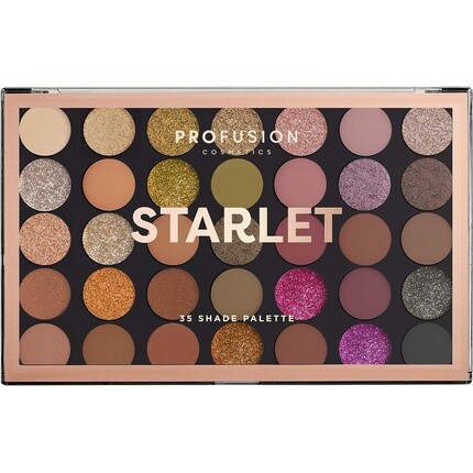 Палитра теней для век Starlet 35 Shade Master — от золотистых нейтральных оттенков до глубоких ягод и гламурных блесток, Profusion Cosmetics
Палитра теней для век Starlet 35 Shade Master — от золотистых нейтральных оттенков до глубоких ягод и гламурных блесток, Profusion Cosmetics