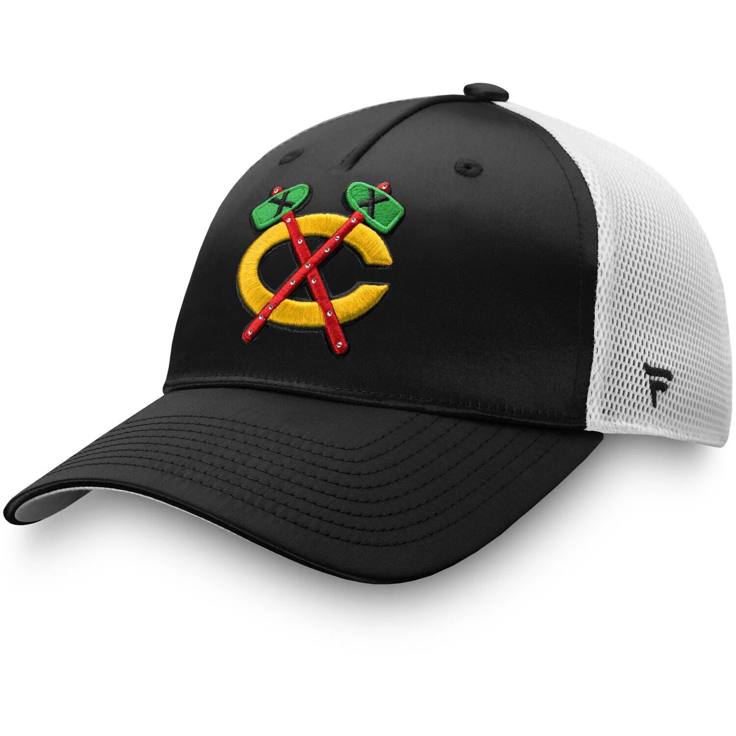 Женская эксклюзивная черная кепка с логотипом Fanatics Chicago Blackhawks Snapback Trucker Snapback Fanatics
Женская эксклюзивная черная кепка с логотипом Fanatics Chicago Blackhawks Snapback Trucker Snapback Fanatics