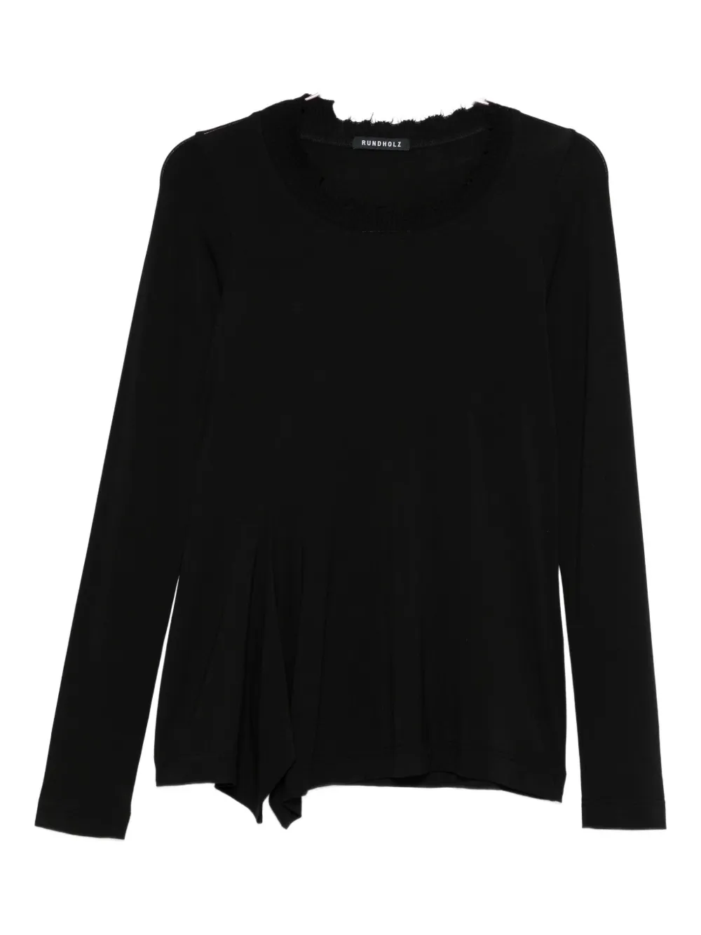 Джемпер с необработанными краями Rundholz, черный
Джемпер с необработанными краями Rundholz, черный