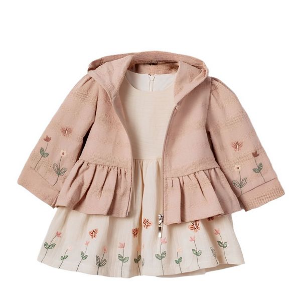 Платье для девочек - комплект из 2 предметов с ажурной вязкой и вышивкой Wear Sierra
Платье для девочек - комплект из 2 предметов с ажурной вязкой и вышивкой Wear Sierra