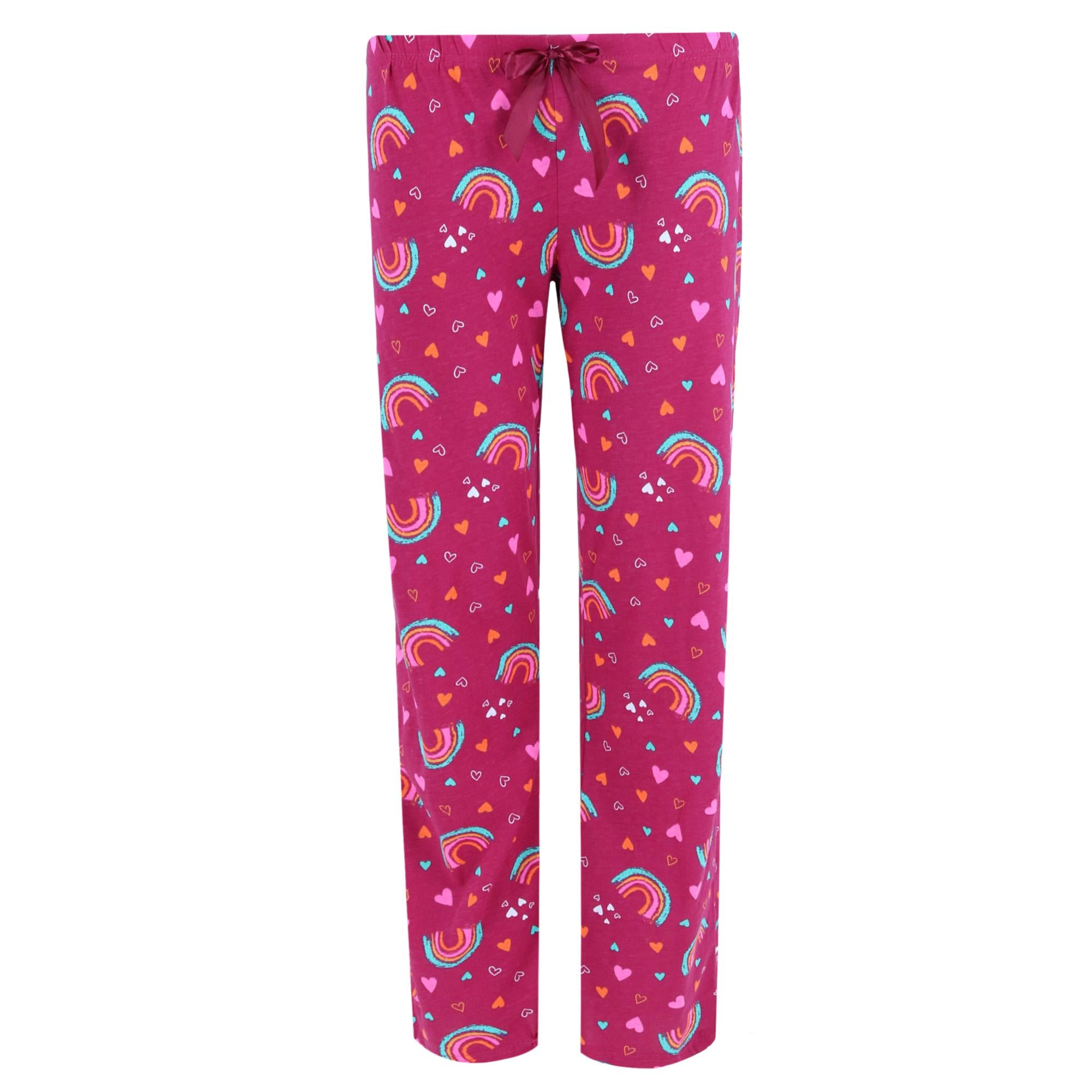 Женские пижамные штаны с новаторским принтом Roll Outta Bed, цвет burgundy with rainbows
Женские пижамные штаны с новаторским принтом Roll Outta Bed, цвет burgundy with rainbows