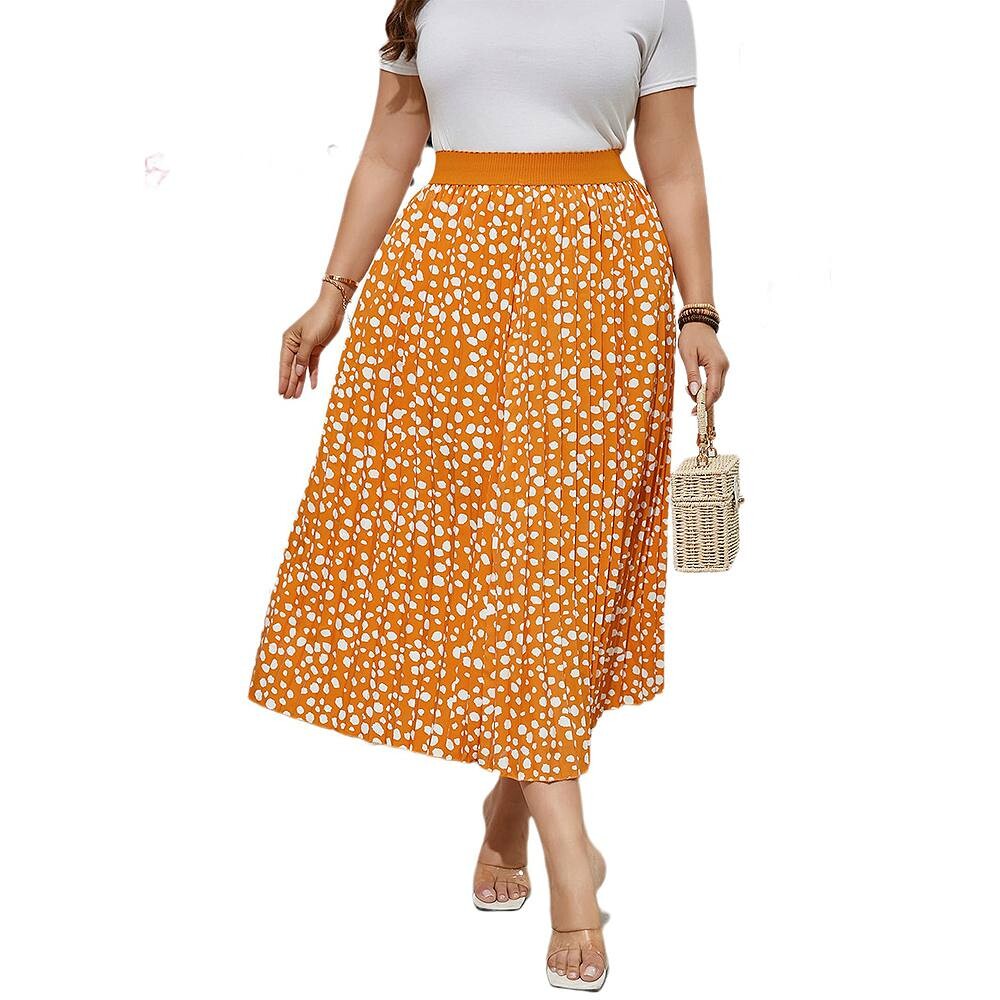 Женская юбка больших размеров с эластичной резинкой на талии Юбки в стиле бохо Юбки миди больших размеров для пышных женщин Kojooin, желтый
Женская юбка больших размеров с эластичной резинкой на талии Юбки в стиле бохо Юбки миди больших размеров для пышных женщин Kojooin, желтый