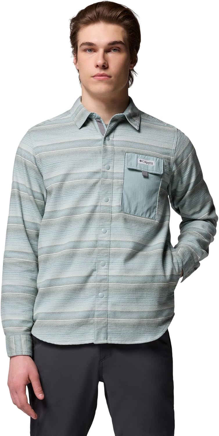 Columbia мужская рубашка PFG Uncharted, Crushed Blue Twilights Stripe
Columbia мужская рубашка PFG Uncharted, Crushed Blue Twilights Stripe
