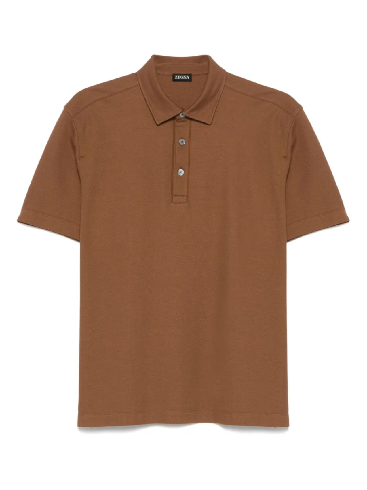 Рубашка-поло из хлопка Zegna, коричневый
Рубашка-поло из хлопка Zegna, коричневый