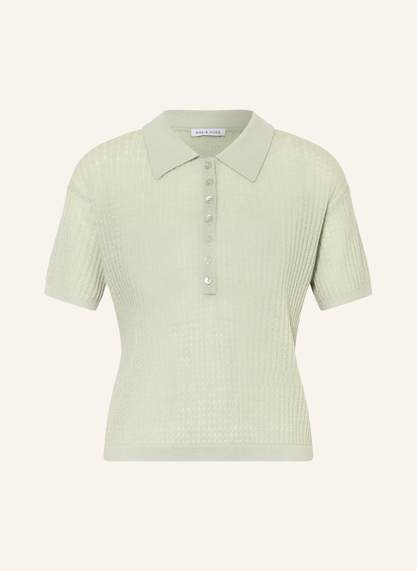 Трикотажная рубашка-поло с кашемиром Mrs & Hugs, зеленый
Трикотажная рубашка-поло с кашемиром Mrs & Hugs, зеленый