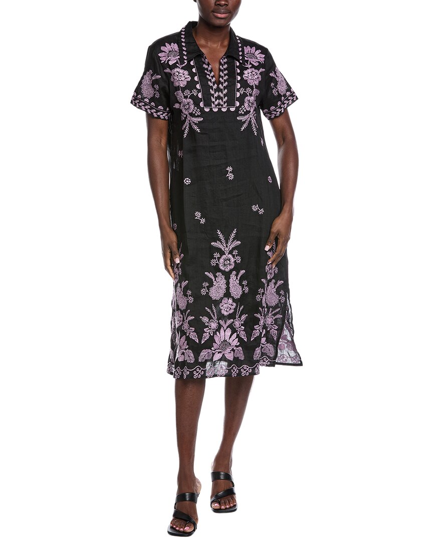 Платье с воротником-хенли от Johnny Was Johnny Was, черный
Платье с воротником-хенли от Johnny Was Johnny Was, черный