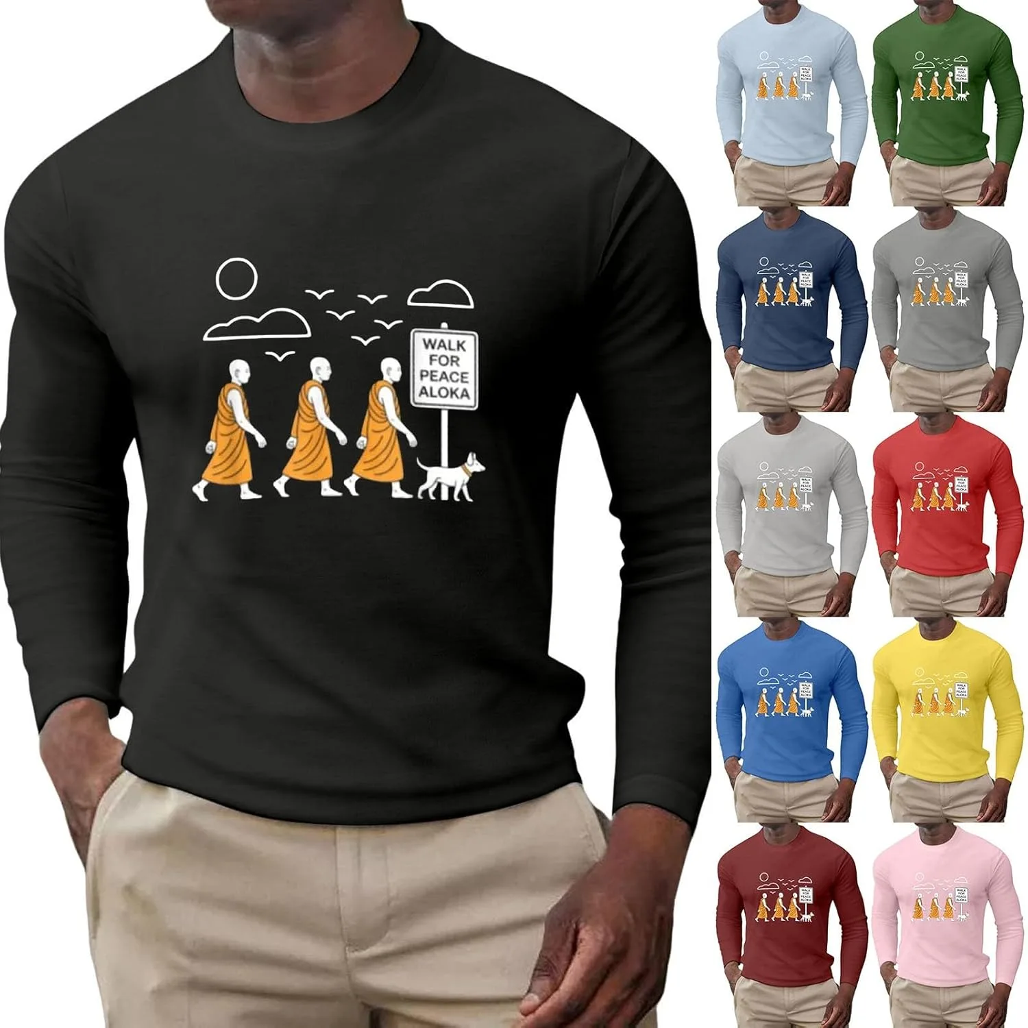 Футболка Walk for Peace с длинным рукавом ZRBYWB
Футболка Walk for Peace с длинным рукавом ZRBYWB