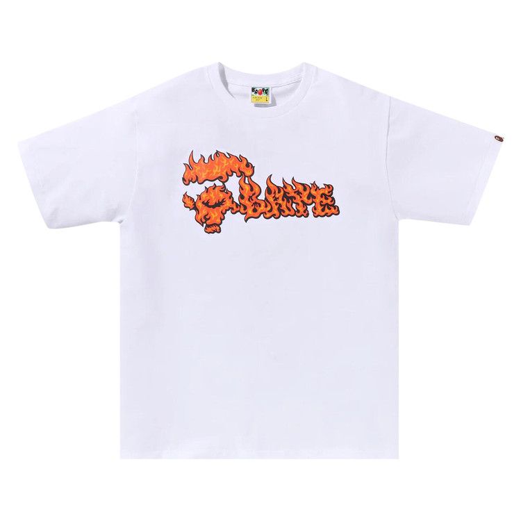 Футболка BAPE Flame Ape Face Tee, White/Red
Футболка BAPE Flame Ape Face Tee, White/Red