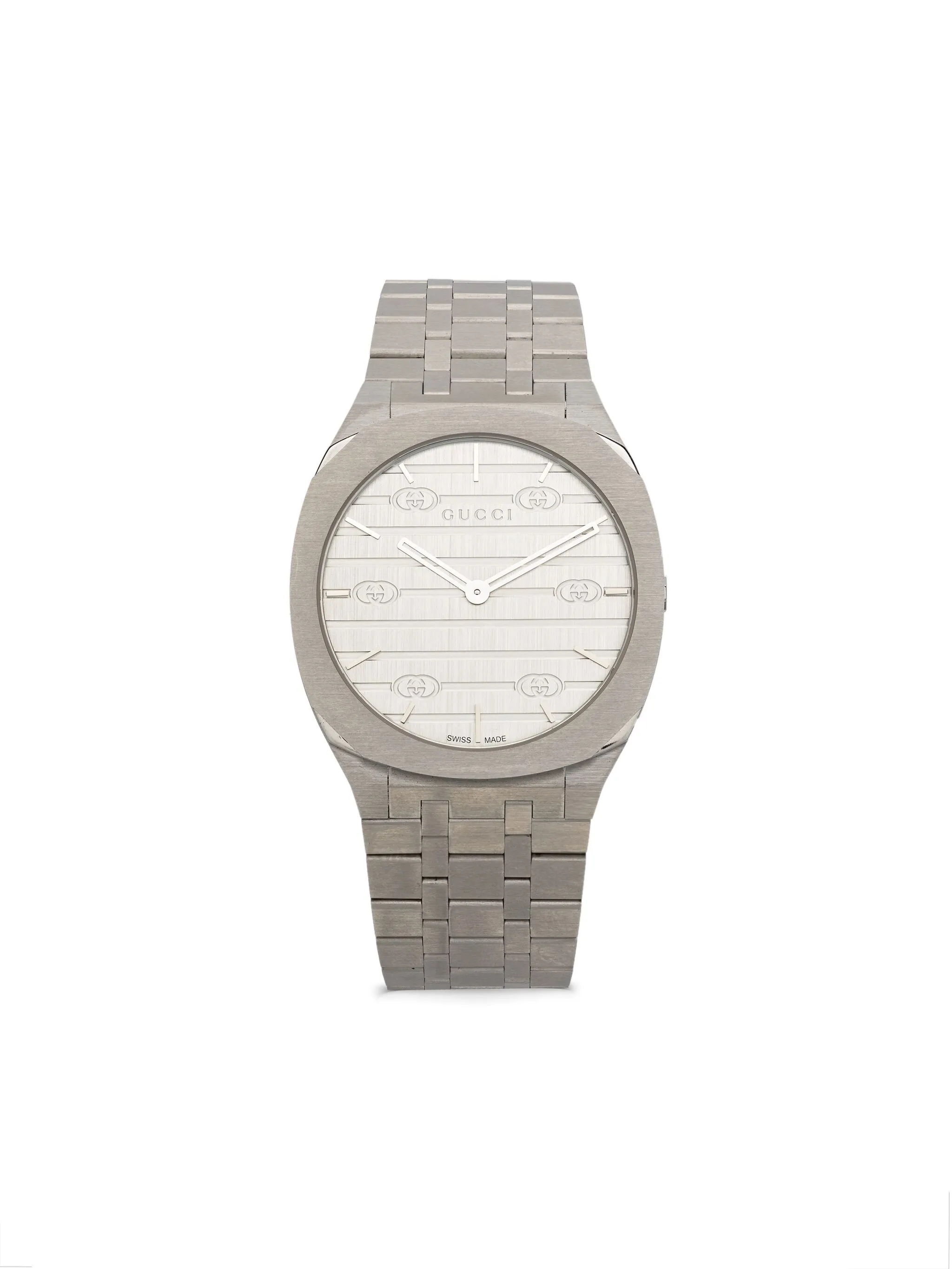 Наручные часы 25H 34 мм Gucci, серебристый
Наручные часы 25H 34 мм Gucci, серебристый