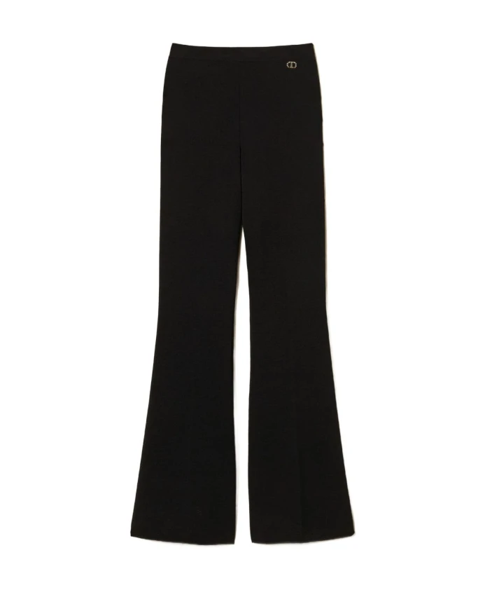 Вязаные брюки Twinset, черный
Вязаные брюки Twinset, черный