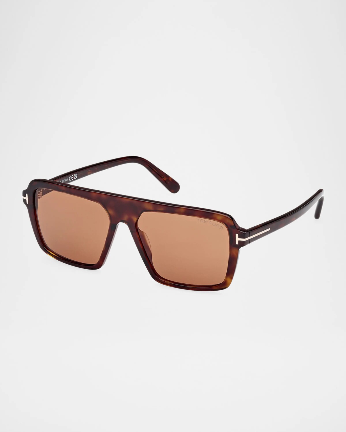 Мужские прямоугольные солнцезащитные очки Vincent из ацетата Tom Ford, цвет Shiny Dark Havana
Мужские прямоугольные солнцезащитные очки Vincent из ацетата Tom Ford, цвет Shiny Dark Havana