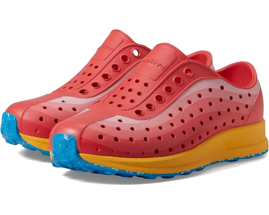 Кроссовки Native Shoes Kids Robbie Print, цвет Sweet Red/Pollen Yellow/Wave Speckle Rubber/Sweet Foggy Fade
Кроссовки Native Shoes Kids Robbie Print, цвет Sweet Red/Pollen Yellow/Wave Speckle Rubber/Sweet Foggy Fade