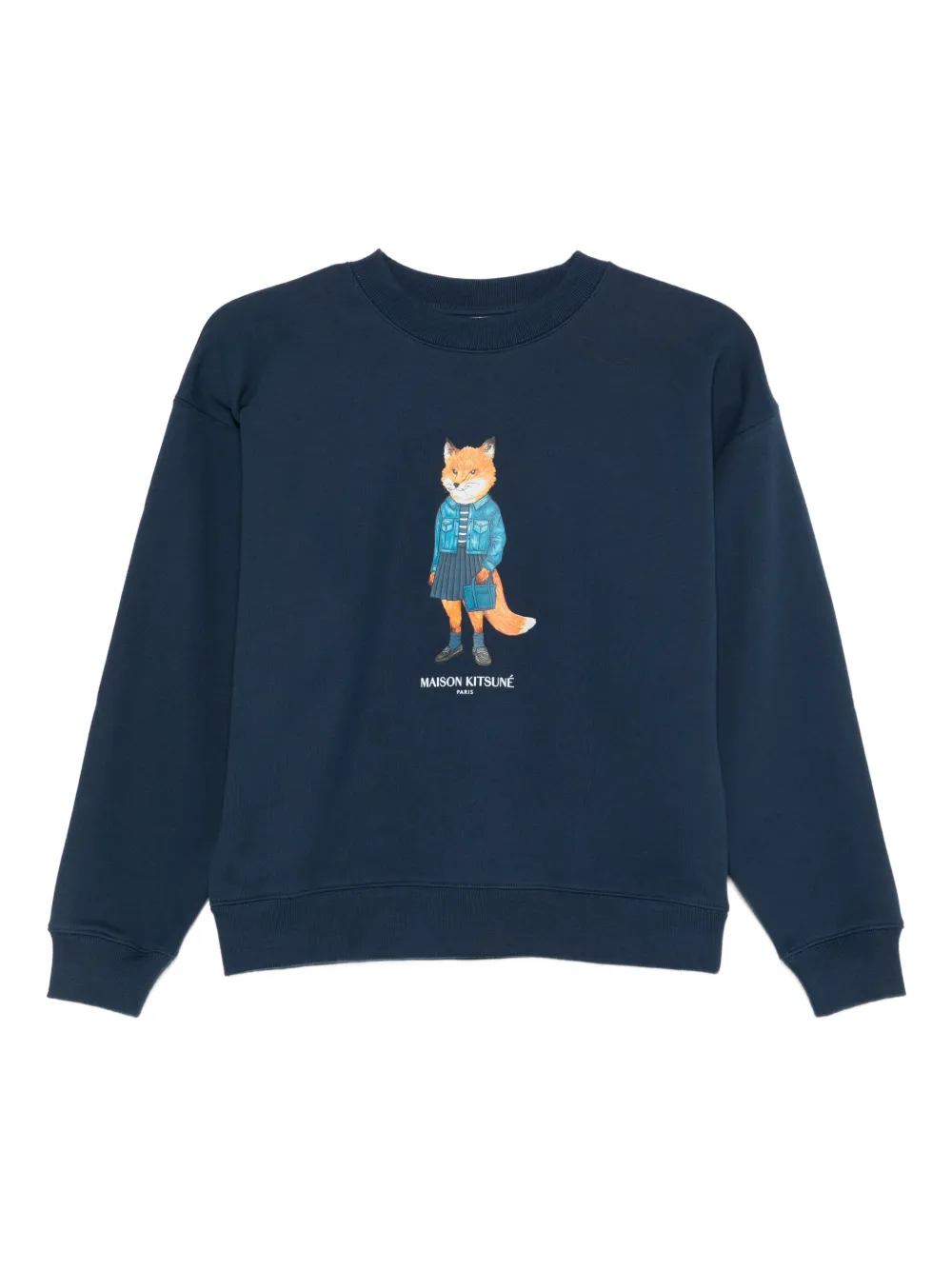 Толстовка с принтом Dressed Fox Maison Kitsuné, синий
Толстовка с принтом Dressed Fox Maison Kitsuné, синий