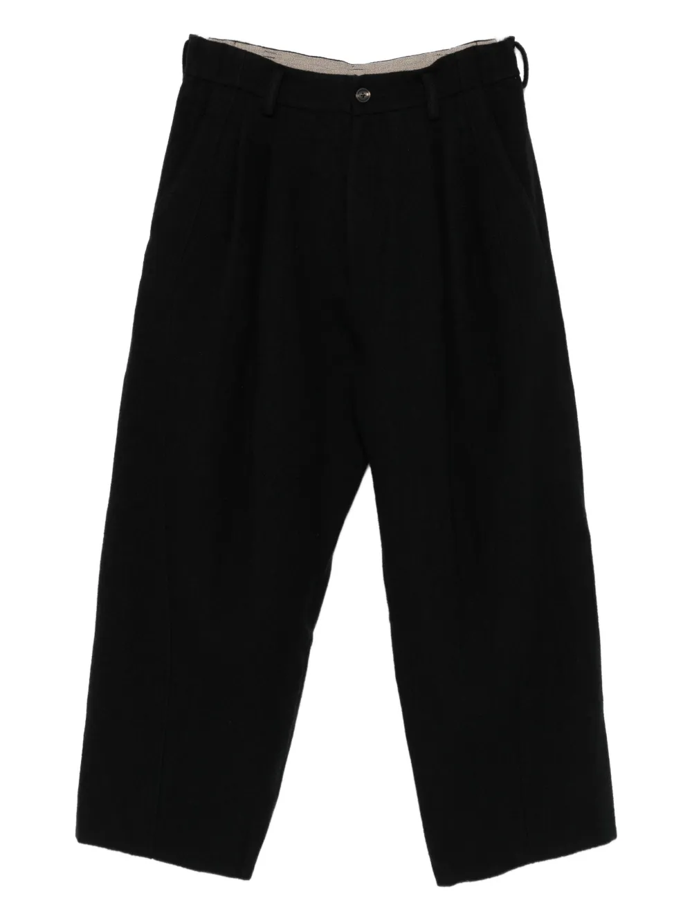 Брюки с низким шаговым швом и складками Ziggy Chen, черный
Брюки с низким шаговым швом и складками Ziggy Chen, черный