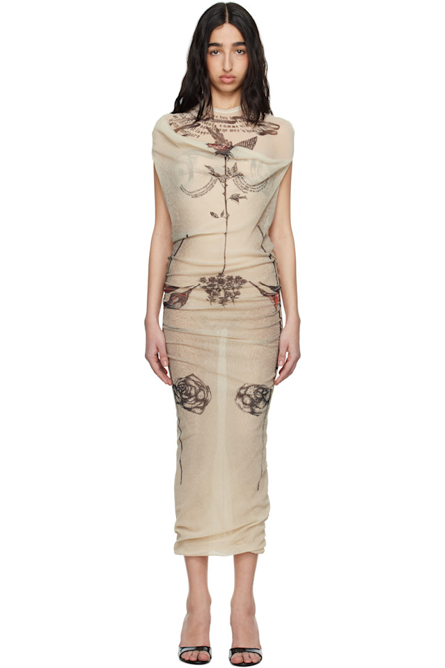 Макси-платье с принтом "Роза и птица" Jean Paul Gaultier, мультиколор
Макси-платье с принтом "Роза и птица" Jean Paul Gaultier, мультиколор