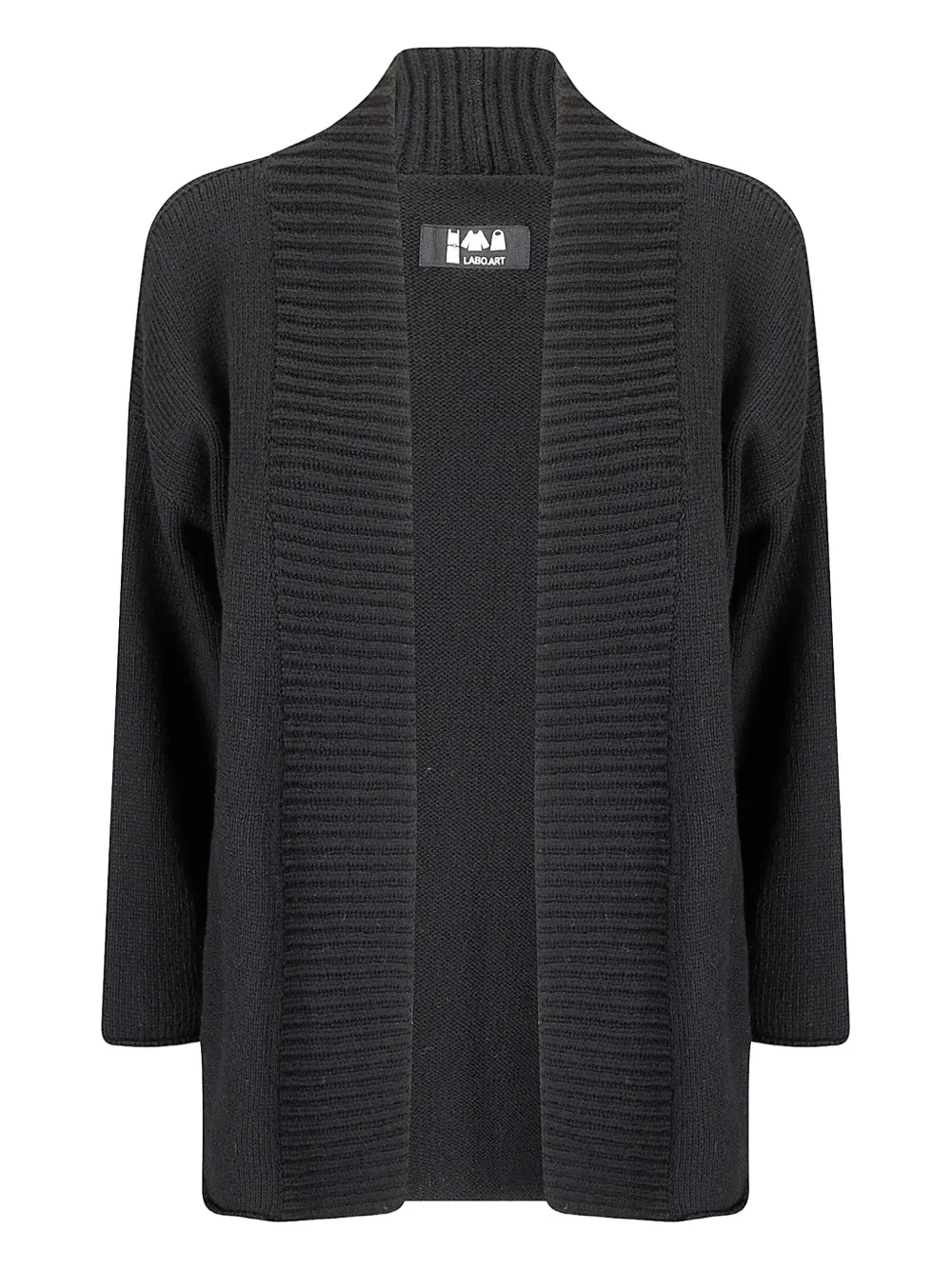 Кардиган с длинными рукавами и открытым передом Labo Art, черный 
Кардиган с длинными рукавами и открытым передом Labo Art, черный