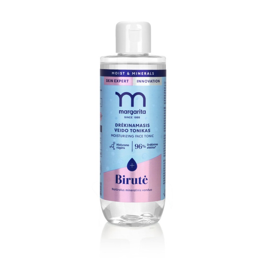 Увлажняющий тоник для лица с минеральной водой «Бируте» moist & minerals moisturizing tonic with "birutė" mineral water Margarita, 200 мл
Увлажняющий тоник для лица с минеральной водой «Бируте» moist & minerals moisturizing tonic with "birutė" mineral water Margarita, 200 мл