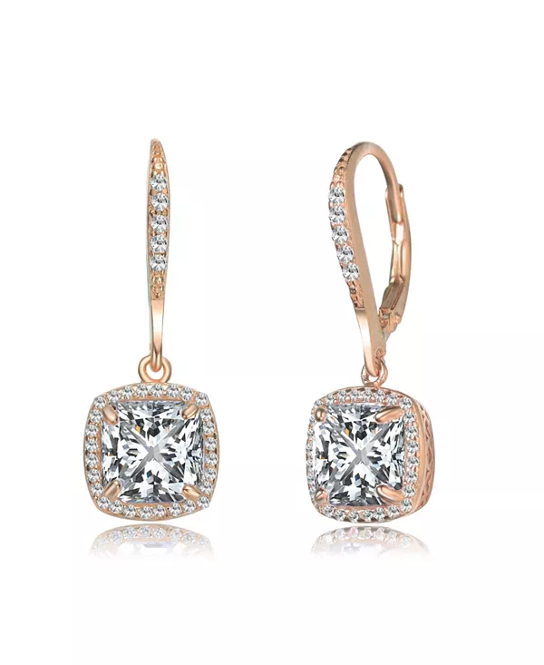 Серьги-Подвески из стерлингового серебра с прозрачными круглыми и сияющими кубическими цирконами Genevive, pink
Серьги-Подвески из стерлингового серебра с прозрачными круглыми и сияющими кубическими цирконами Genevive, pink