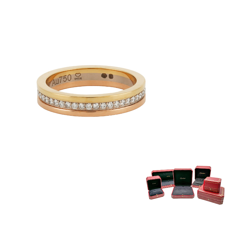 Cartier Vendome Louis 18K Gold Diamond Rings Unisex Multicolor
Cartier Vendome Louis 18K Gold Diamond Rings Unisex Multicolor