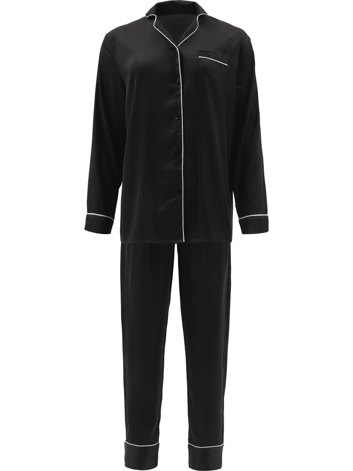 Erwin Müller Атласная пижама черного цвета
Erwin Müller Атласная пижама черного цвета