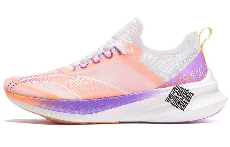 Кроссовки женские Feidian Challenger с низким верхом, стандартные, белые/флуоресцентные, виноградно-фиолетовые Lining
Кроссовки женские Feidian Challenger с низким верхом, стандартные, белые/флуоресцентные, виноградно-фиолетовые Lining