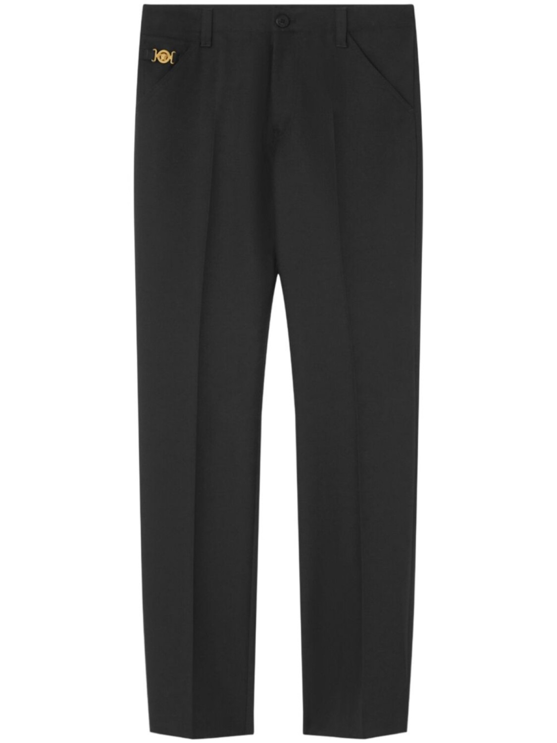 Брюки с бляшкой «Медуза» Versace, черный
Брюки с бляшкой «Медуза» Versace, черный