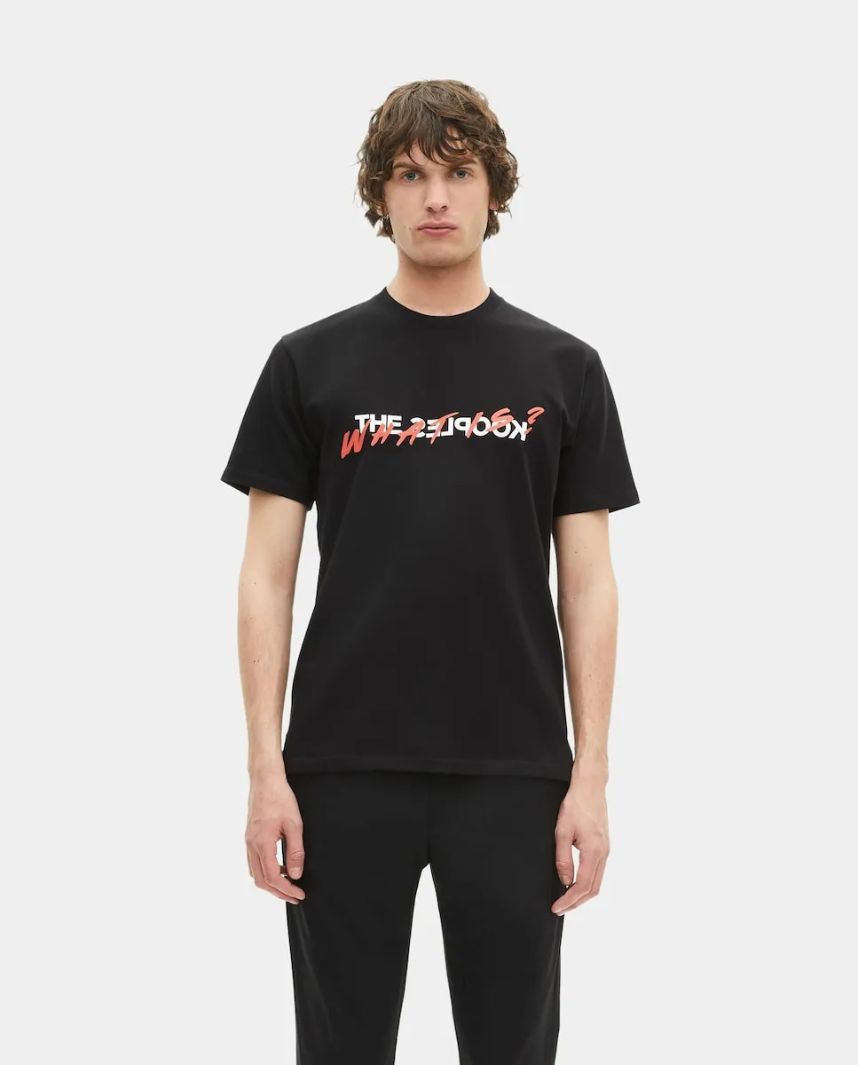 Мужская футболка с коротким рукавом "Что такое The Kooples, черный
Мужская футболка с коротким рукавом "Что такое The Kooples, черный