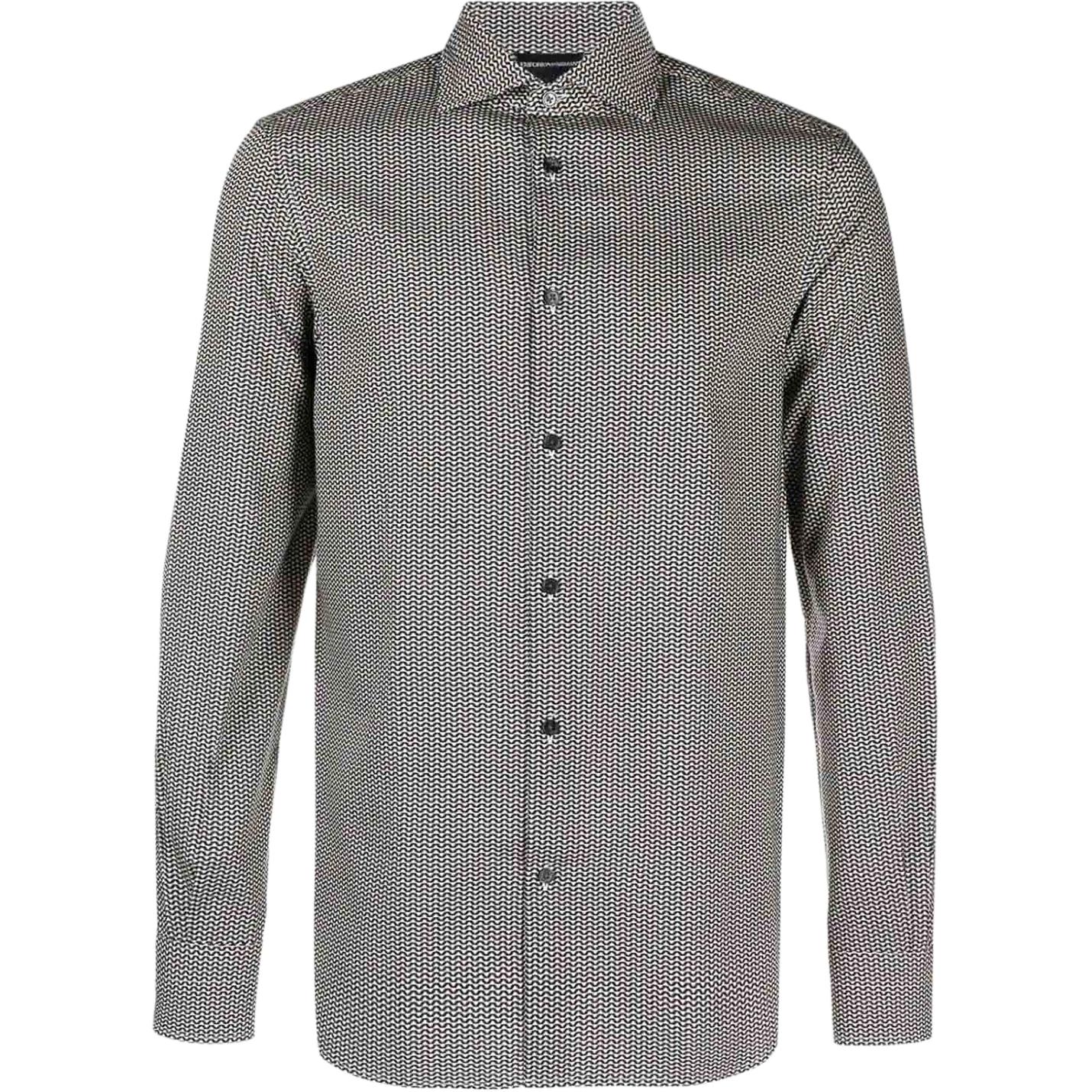 EMPORIO ARMANI Мужская черная рубашка
EMPORIO ARMANI Мужская черная рубашка