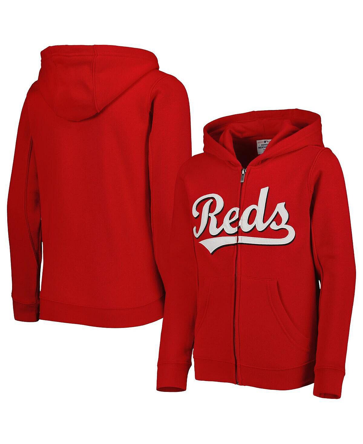 Красная флисовая толстовка с молнией во всю длину и надписью Big Boys and Girls Cincinnati Reds Outerstuff
Красная флисовая толстовка с молнией во всю длину и надписью Big Boys and Girls Cincinnati Reds Outerstuff