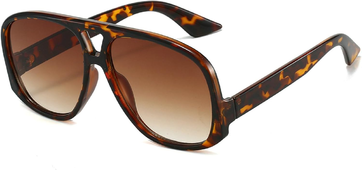 Женские солнцезащитные очки-пилот с двойной перемычкой большого размера, модные градиентные очки с защитой от УФ-излучения UV400. Мужские солнцезащитные очки в трендовом зелено-розовом цвете mincl, Leopard
Женские солнцезащитные очки-пилот с двойной перемычкой большого размера, модные градиентные очки с защитой от УФ-излучения UV400. Мужские солнцезащитные очки в трендовом зелено-розовом цвете mincl, Leopard