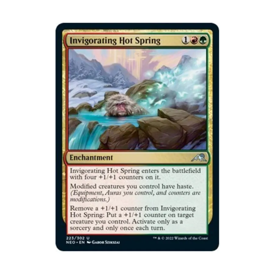 CCG Бодрящий горячий источник (U), MTG - Kamigawa : Neon Dynasty
CCG Бодрящий горячий источник (U), MTG - Kamigawa : Neon Dynasty