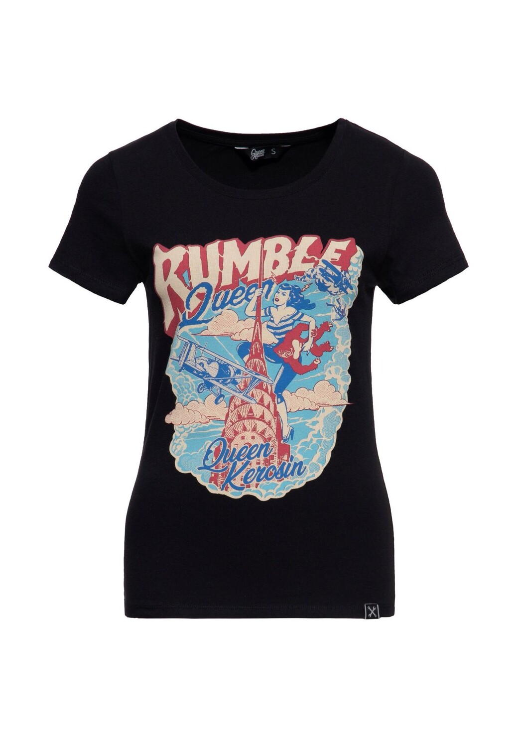 Футболка с комиксами Rumble Queen Queen Kerosin, черный
Футболка с комиксами Rumble Queen Queen Kerosin, черный
