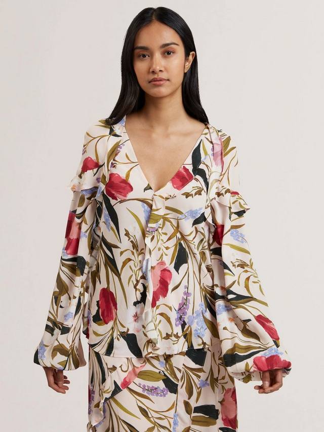 Minasa топ с цветочными оборками Ted Baker, Multi
Minasa топ с цветочными оборками Ted Baker, Multi