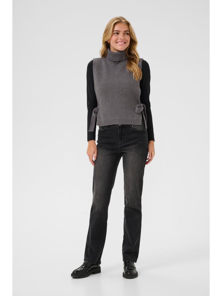 Kaffe Вязаный жилет KAsally серого меланжевого цвета
Kaffe Вязаный жилет KAsally серого меланжевого цвета