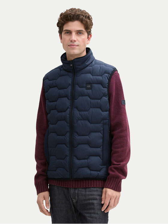 Жилет стандартного кроя 1044088 Tom Tailor, синий
Жилет стандартного кроя 1044088 Tom Tailor, синий