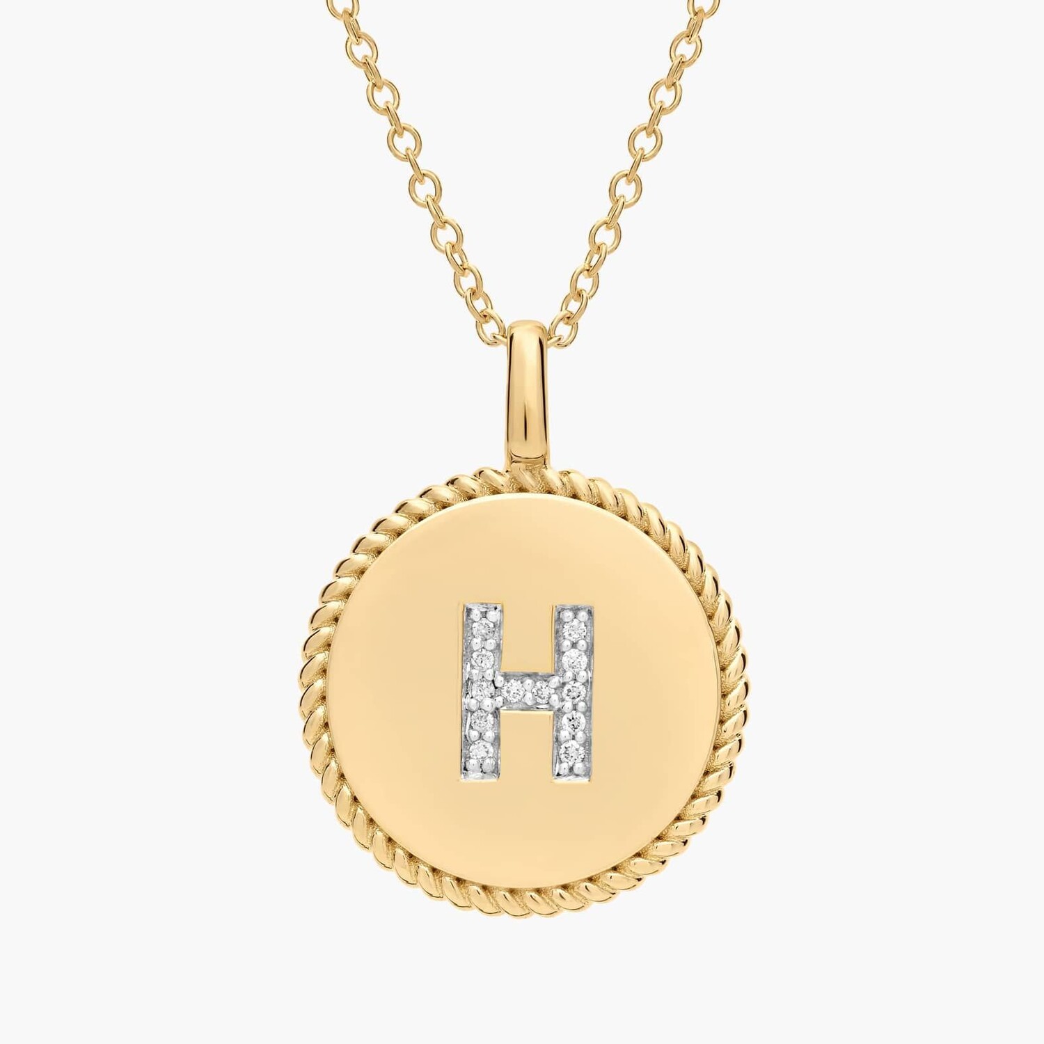 Подвеска с инициалом «H» из желтого золота 14 карат с бриллиантами Blue Nile
Подвеска с инициалом «H» из желтого золота 14 карат с бриллиантами Blue Nile