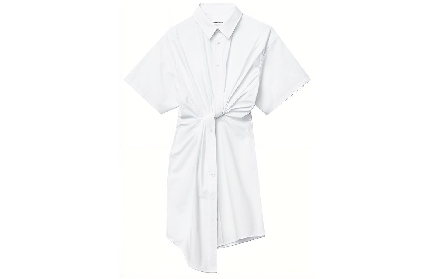 Женское белое платье с короткими рукавами Alexander Wang
Женское белое платье с короткими рукавами Alexander Wang