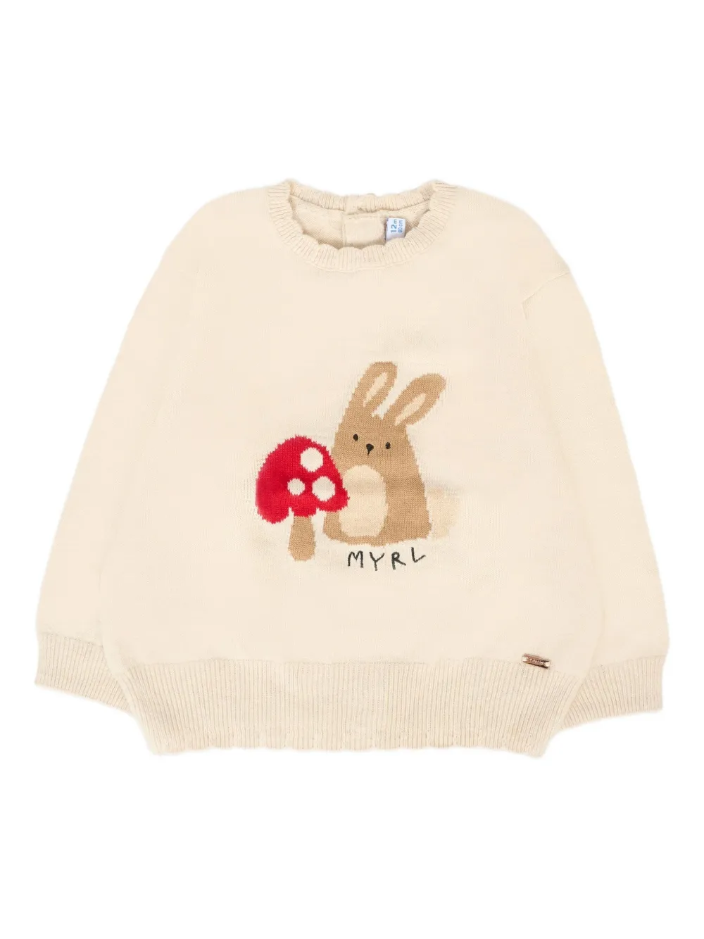 Свитер с кроликом и интарсией Mayoral, нейтральный
Свитер с кроликом и интарсией Mayoral, нейтральный