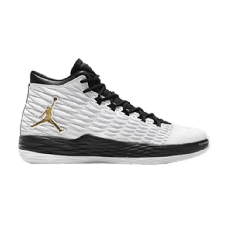 Кроссовки Jordan Melo M13 'Metallic Gold', белый 
Кроссовки Jordan Melo M13 'Metallic Gold', белый