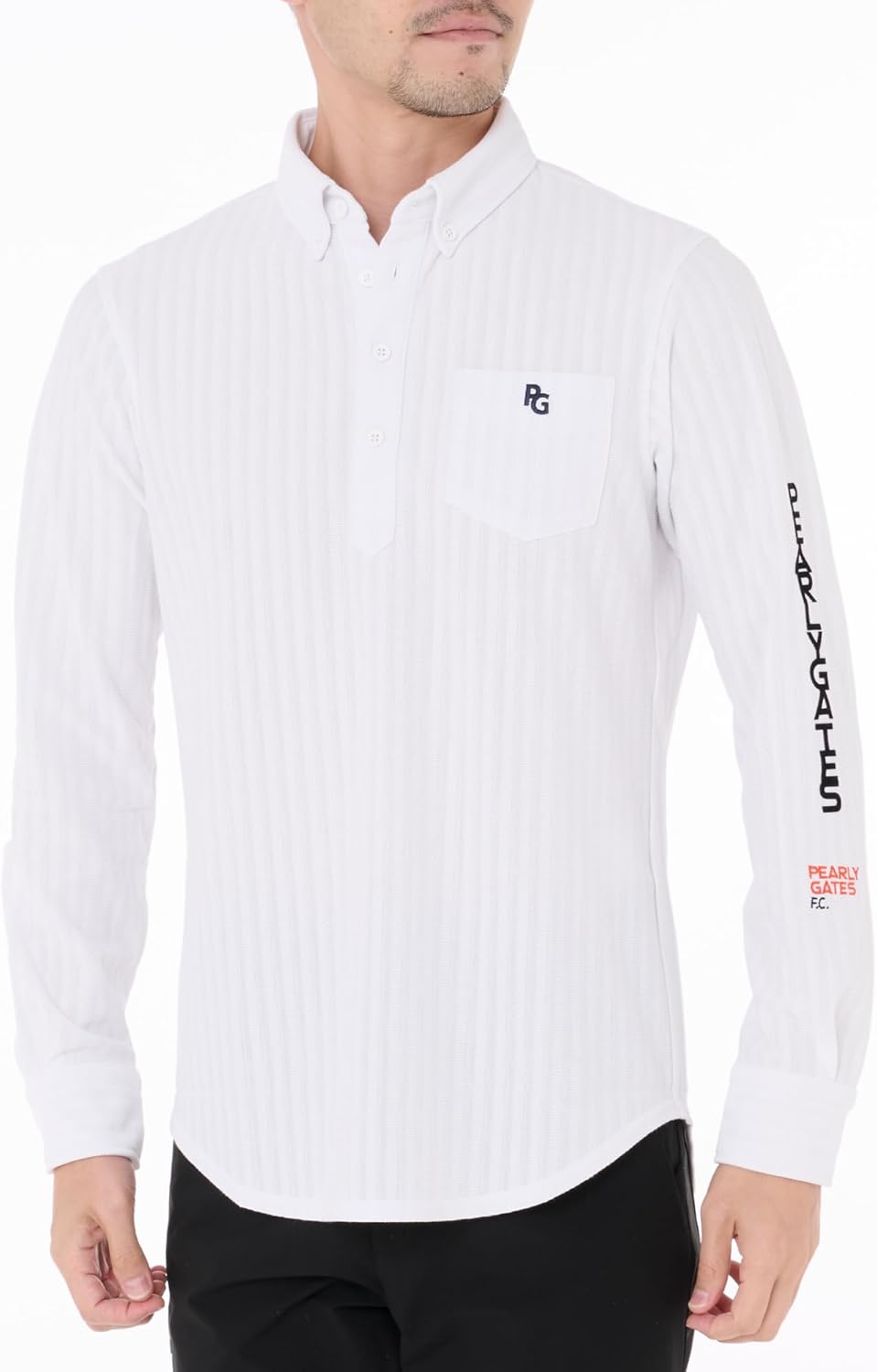 Мужская рубашка-поло с длинным рукавом Parly Gates 053-4261001 (полосатый узор, защита от УФ-излучения) / для гольфа Pearly Gates, белый
Мужская рубашка-поло с длинным рукавом Parly Gates 053-4261001 (полосатый узор, защита от УФ-излучения) / для гольфа Pearly Gates, белый