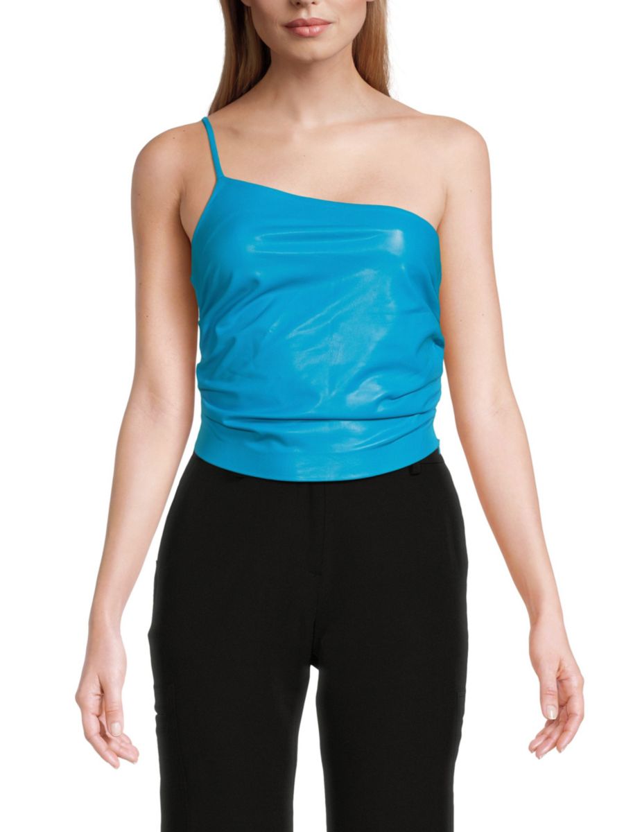 Укороченный топ из искусственной кожи на одно плечо susana monaco, цвет Ultramarine
Укороченный топ из искусственной кожи на одно плечо susana monaco, цвет Ultramarine