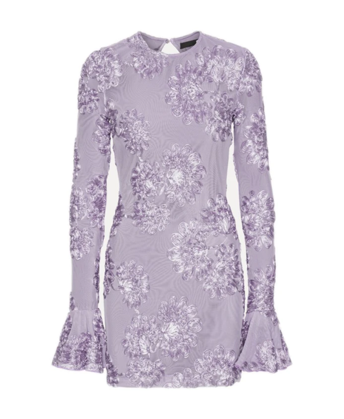 Фиолетовое мини-платье из 3D-сетки Rotate Birger Christensen, фиолетовый
Фиолетовое мини-платье из 3D-сетки Rotate Birger Christensen, фиолетовый