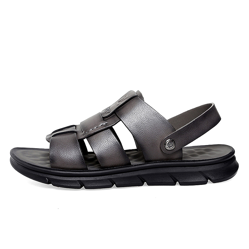 Kung Fu partners Мужские пляжные сандалии серые, цвет Gray 
Kung Fu partners Мужские пляжные сандалии серые, цвет Gray