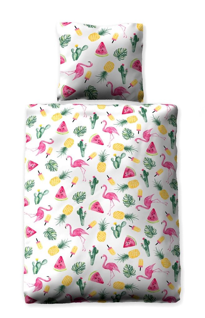 Постельное белье из сирсакера Jilda-Tex Summer Feeling 155x220 см, летнее постельное белье, постельное белье с фламинго Dero Textilien
Постельное белье из сирсакера Jilda-Tex Summer Feeling 155x220 см, летнее постельное белье, постельное белье с фламинго Dero Textilien